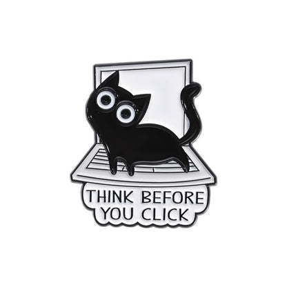 Funny IT Cat Pins