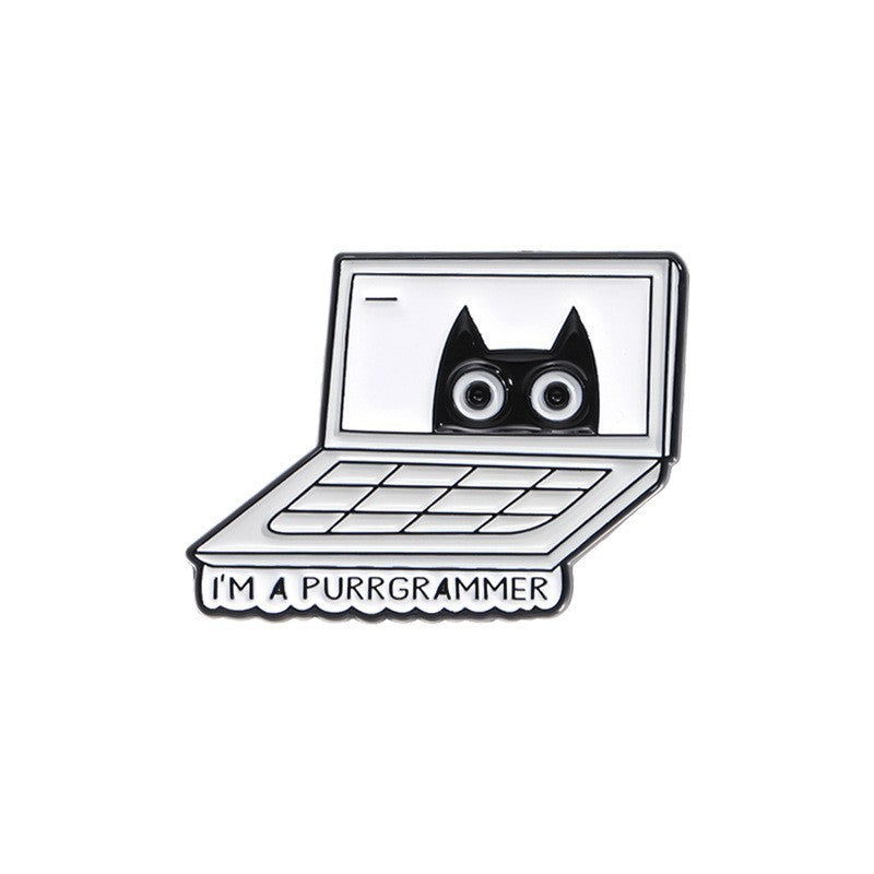 Funny IT Cat Pins