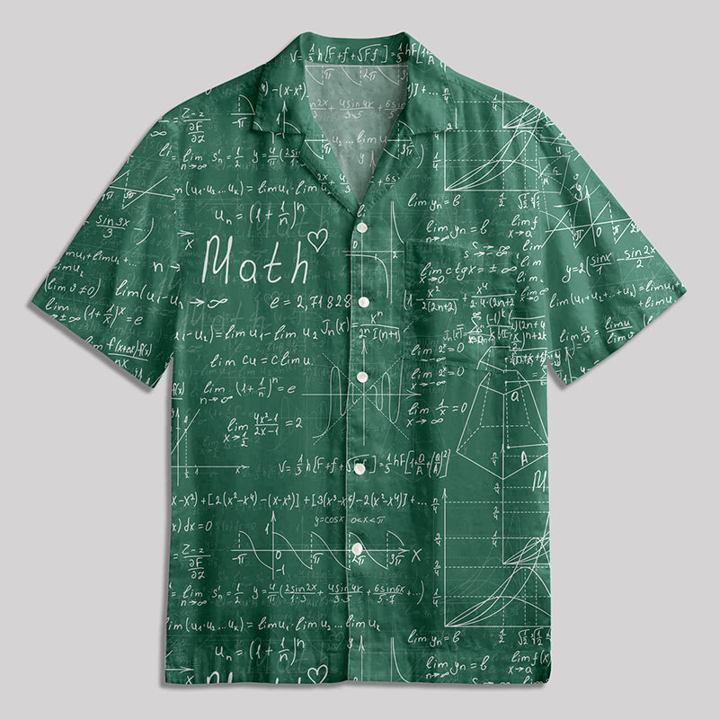 Love Math Button Up Pocket Shirt