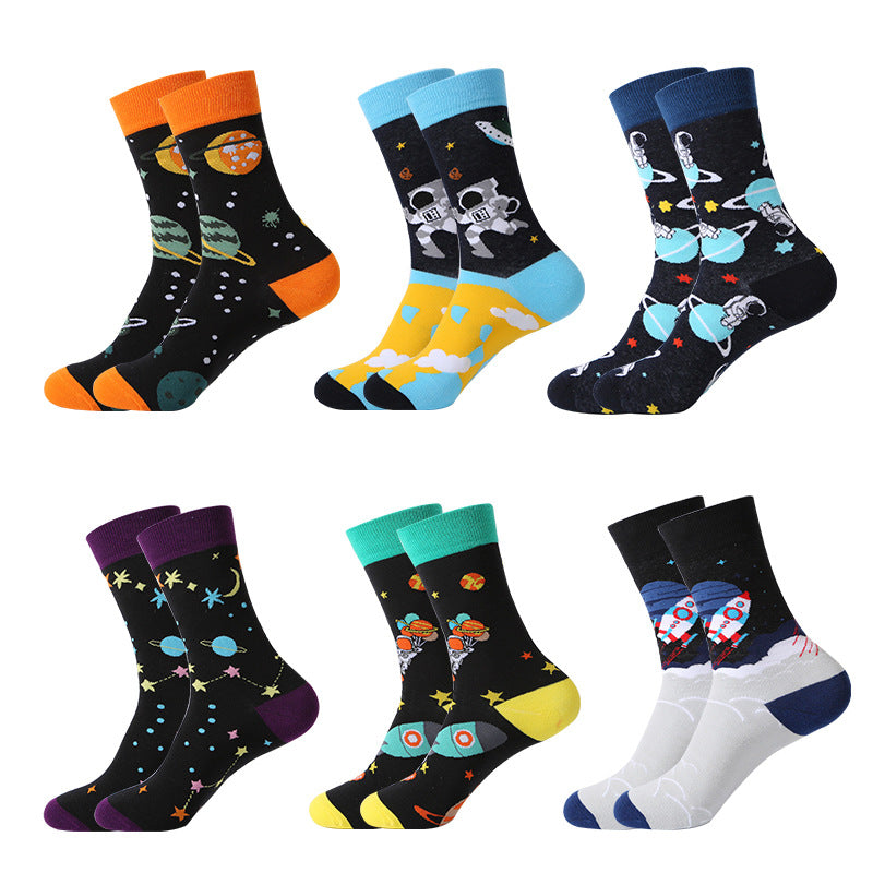 Cosmic Spaceman Men's Socks