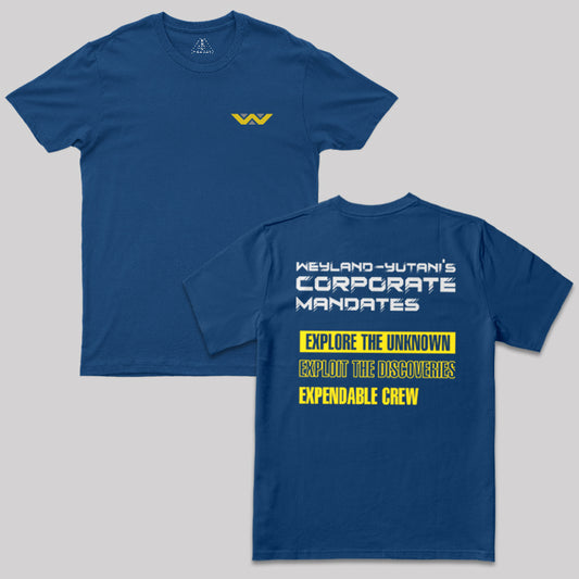 Weyland-Yutani’s Corporate Mandates T-Shirt