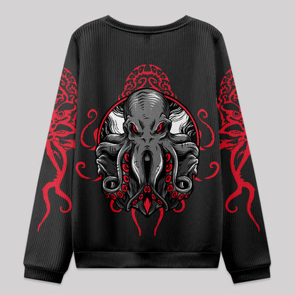 Cthulhu Dark Art Knit Sweatshirt