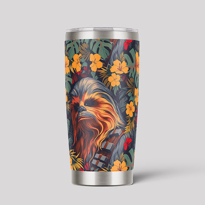 Chewbacca Flowers and Trees 20oz Tumbler