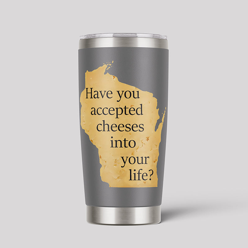 Wisconsin Cheese Pun Geeks Tumbler