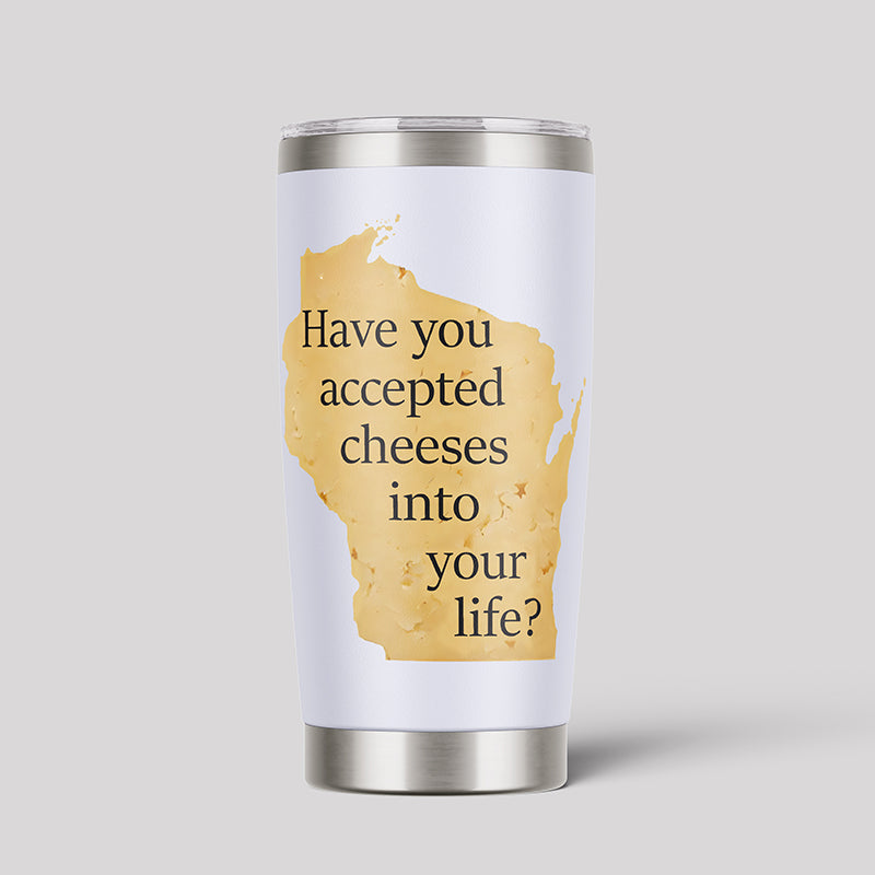 Wisconsin Cheese Pun Geeks Tumbler