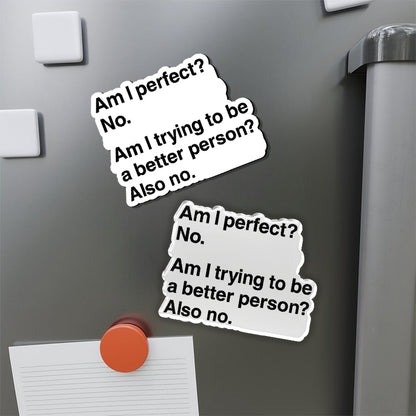 Am I Perfect No Refrigerator Magnet