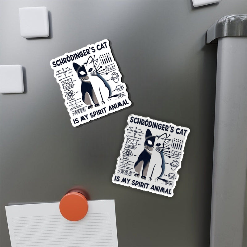 Schrodinger's Сat Science Refrigerator Magnet