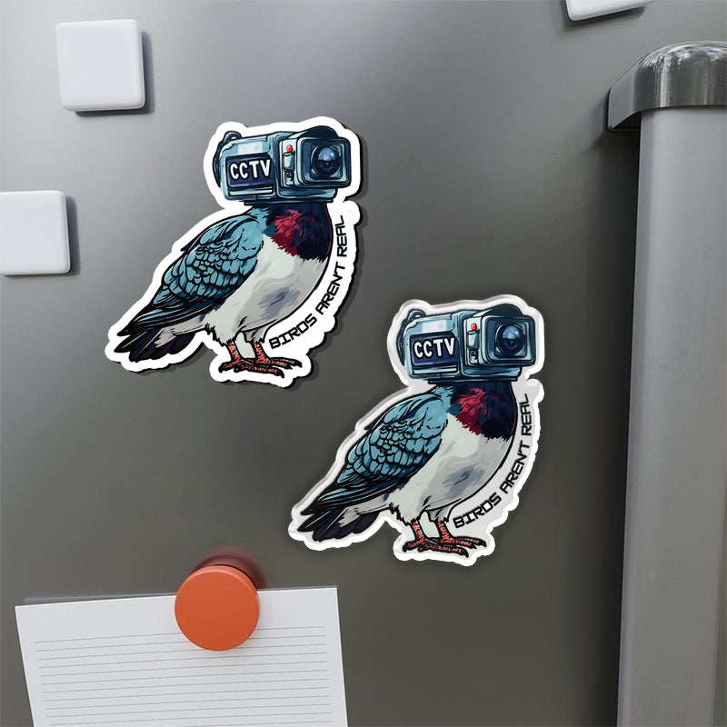 Birds Aren’t Real Conspiracy Theory Refrigerator Magnet