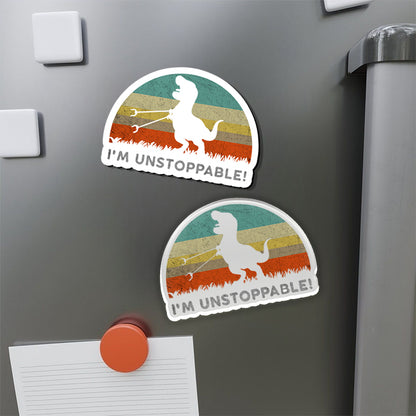 I'm Unstoppable T-Rex Refrigerator Magnet