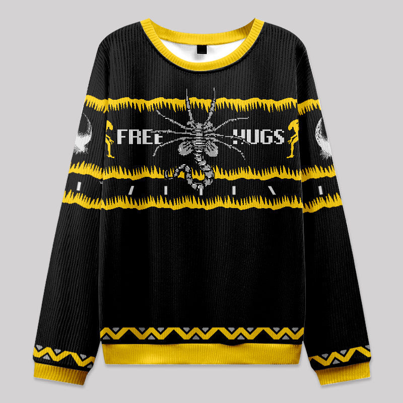 Alien Free Hug Knit Sweatshirt