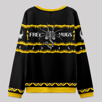 Alien Free Hug Knit Sweatshirt