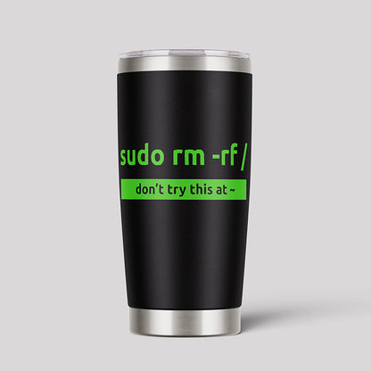 Sudo Linux Programming Command 20oz tumbler