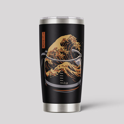 The Great Wave of Coffee Geeks Tumbler