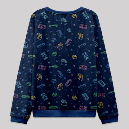 Building Blocks Knit Sweatshirt