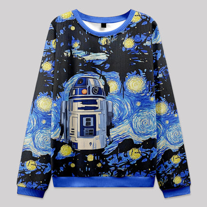 R2-D2 Starry Night Knit Sweatshirt