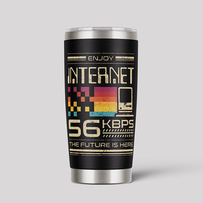 Internet 56 Kbps Geeks Tumbler