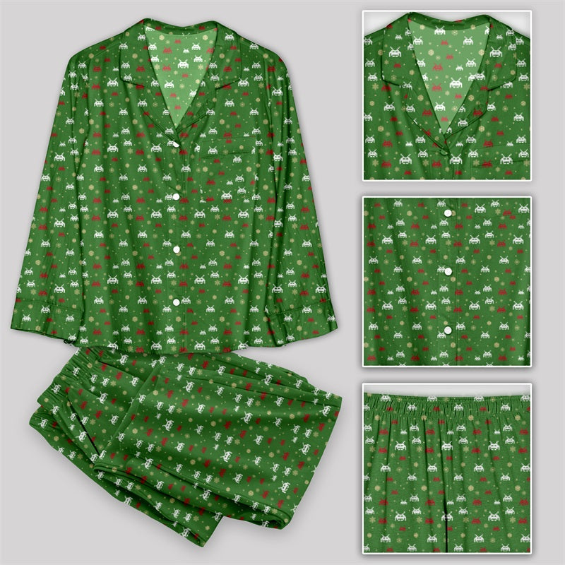 Christmas Retro Games Pajamas Set