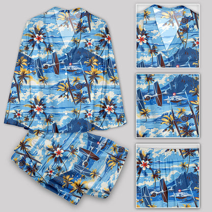 Hawaii Beach TIE Fighter Pajamas Set