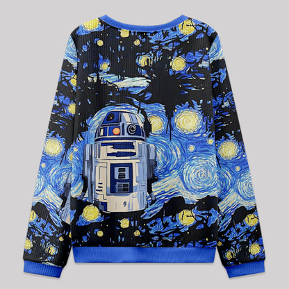 R2-D2 Starry Night Knit Sweatshirt