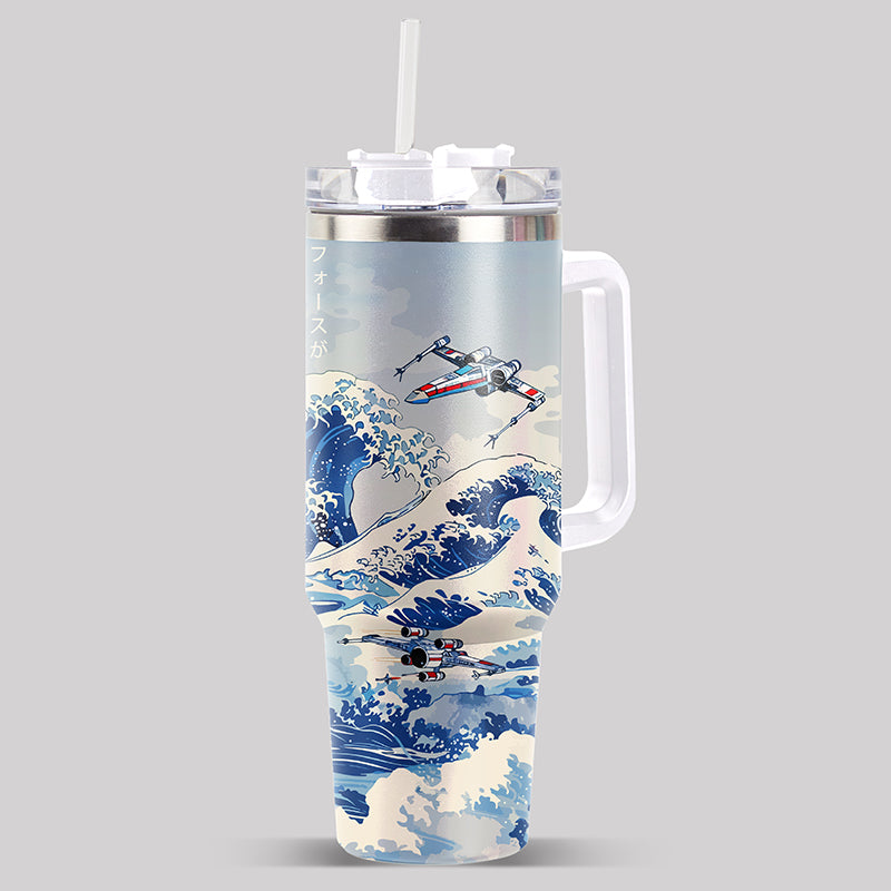 Ukiyoe wave fighter 40oz Tumbler