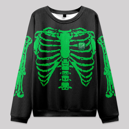 Chip Skeleton Knit Sweatshirt