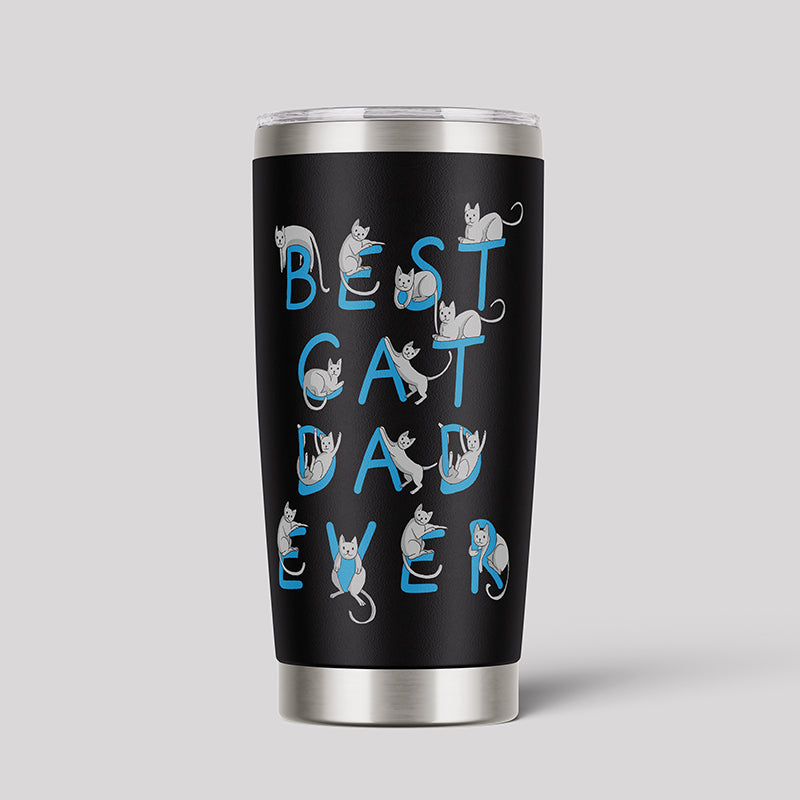 Best Cat Dad Ever Geeks Tumbler