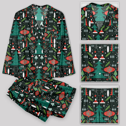 Christmas Science Tree Pajamas Set