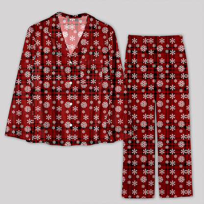 Christmas Snowflake Pajamas Set