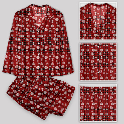 Christmas Snowflake Pajamas Set