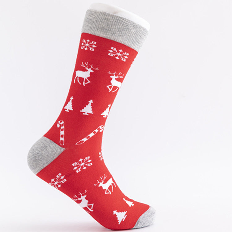 Christmas Element Casual Men's Socks