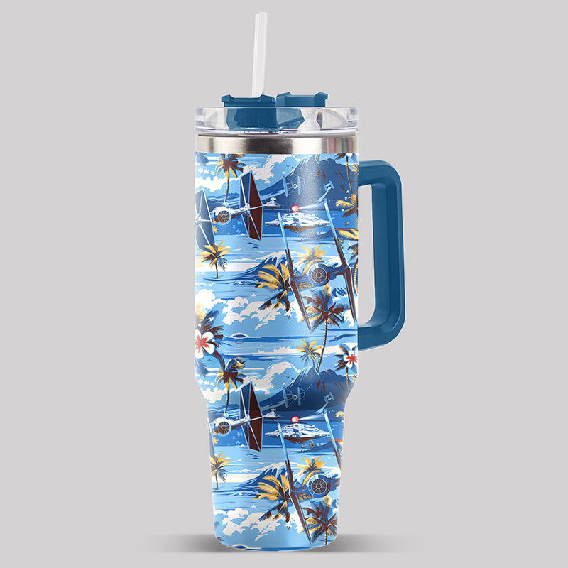 Hawaii Beach TIE Fighter 40oz Tumbler