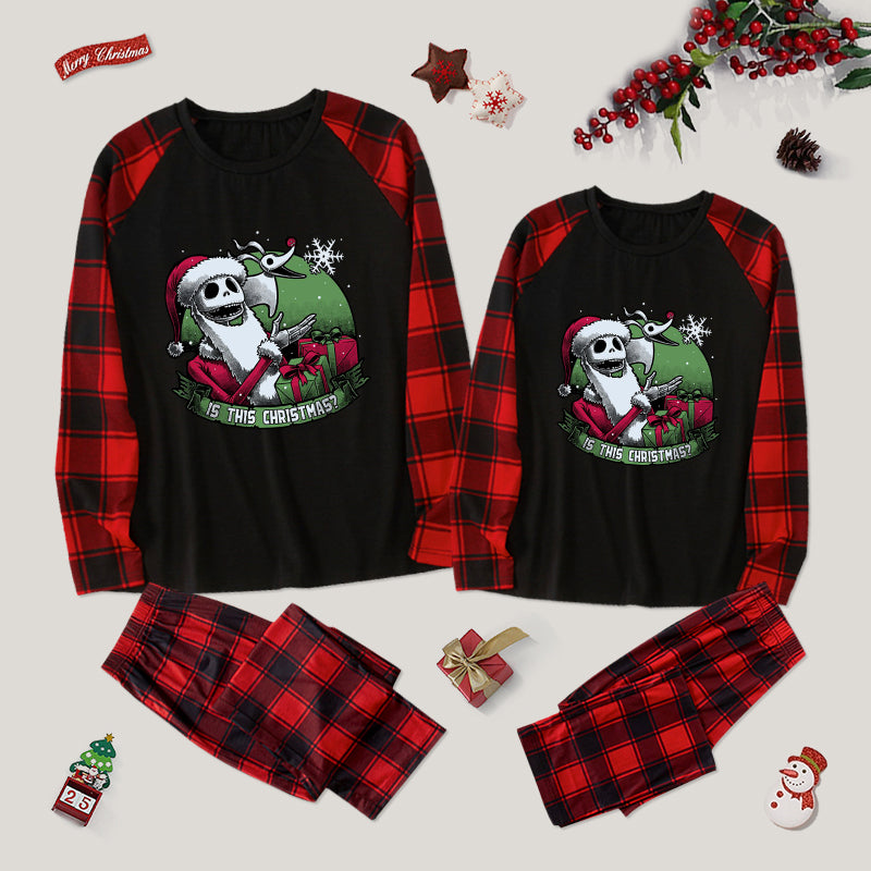 Skeleton Christmas Halloween Family Christmas Pajama Sets