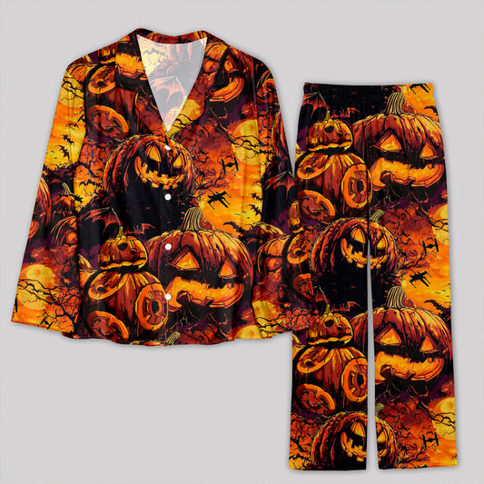 Halloween Pumpkin Lantern BB-8 Pajamas Set