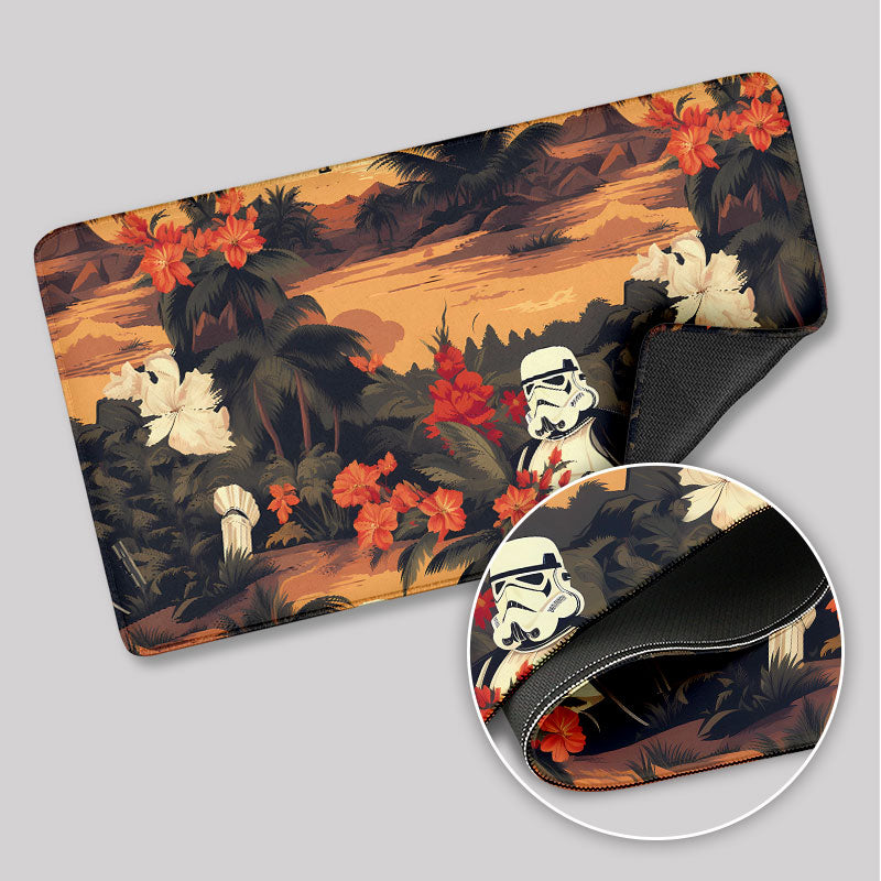 Hawaiian Storm Soldier Geek Mouse Pad