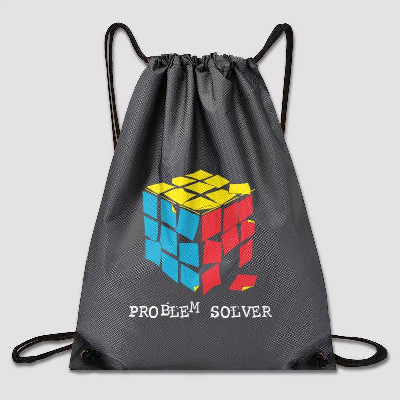 Problem Solver Drawstring Cinch Bag