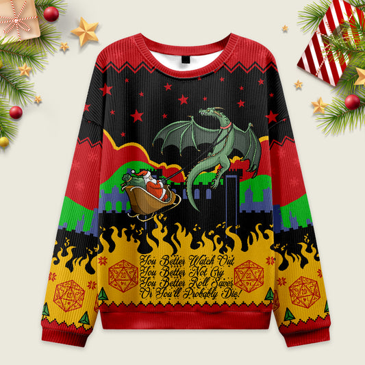 Christmas D20 Lover Ugly Christmas Sweater