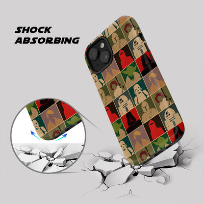 Sci-fi Collage Silhouettes Geek Phone Case