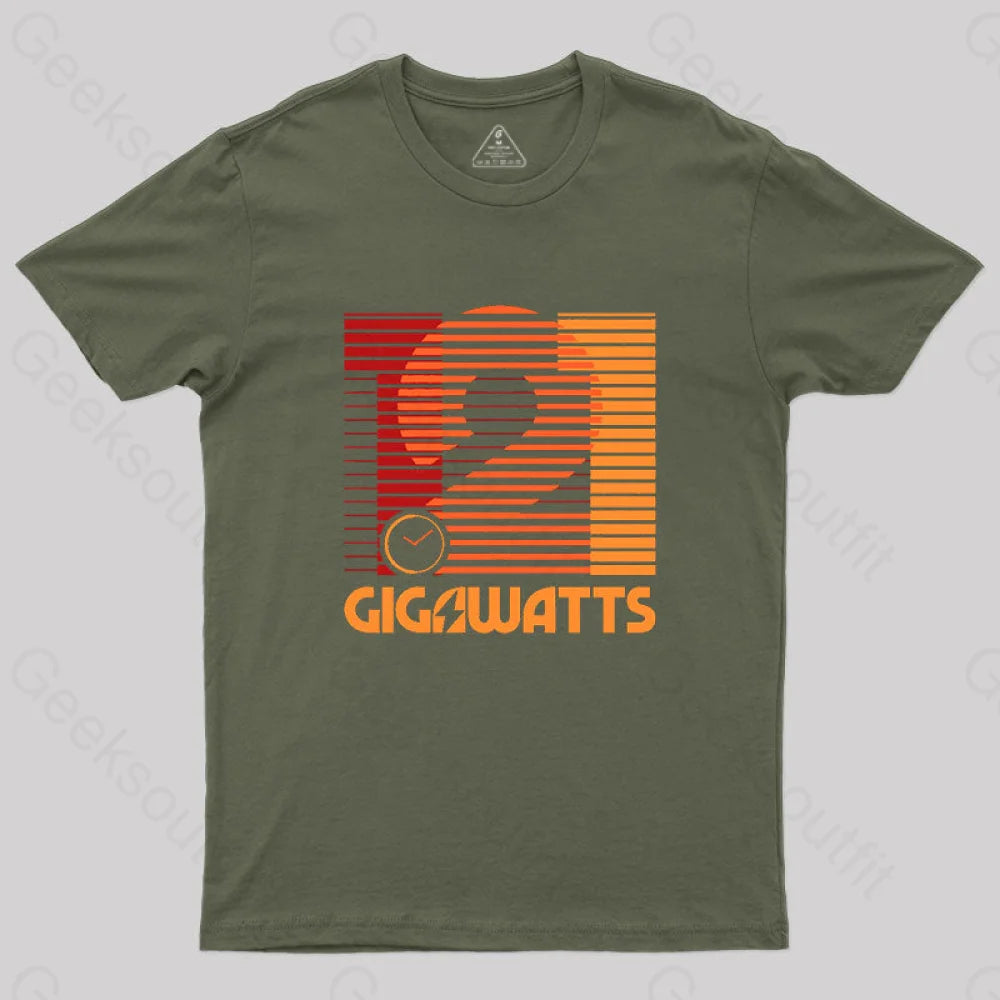 1.21 Gigawatts T-Shirt Army Green / S