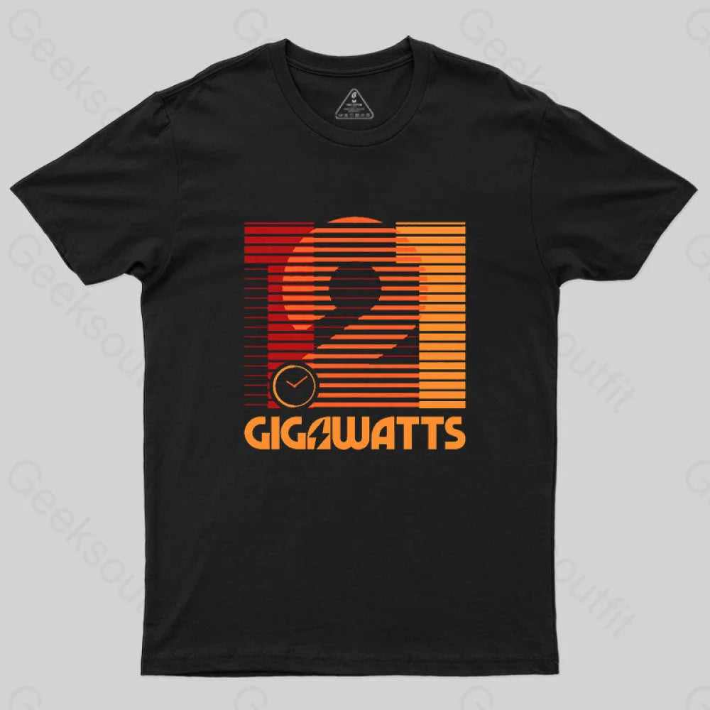 1.21 Gigawatts T-Shirt Black / S