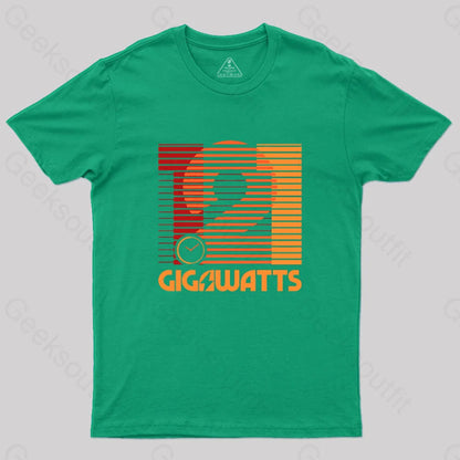 1.21 Gigawatts T-Shirt Green / S