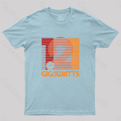 1.21 Gigawatts T-Shirt Light Blue / S