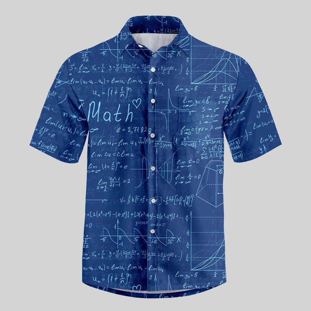 Love Math Button Up Pocket Shirt