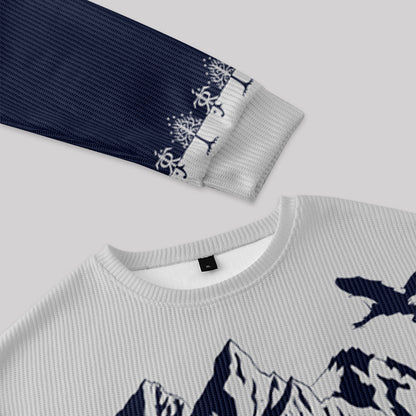 Mountains of Mordor Navy Knit Sweatshirt