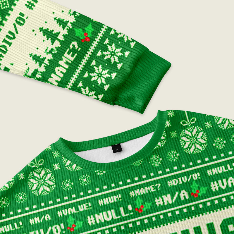 Ohh...This Calls for a Spreadsheet Ugly Christmas Sweater Sweatshirt