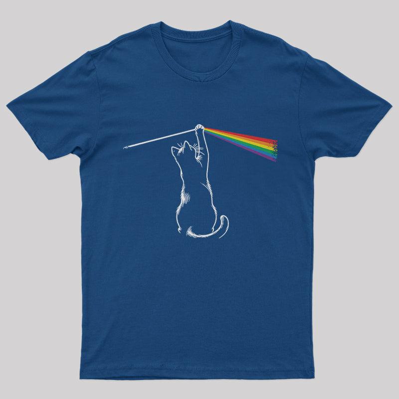 Pink Floyd Funny Cat Geek T-Shirt