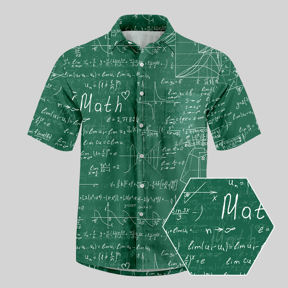 Love Math Button Up Pocket Shirt