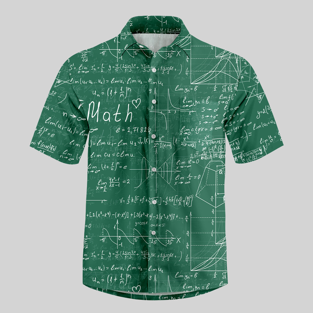 Love Math Button Up Pocket Shirt