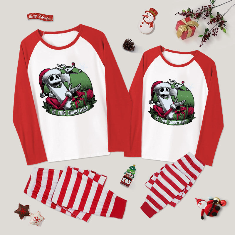 Skeleton Christmas Halloween Family Christmas Pajama Sets