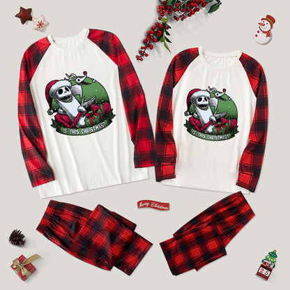 Skeleton Christmas Halloween Family Christmas Pajama Sets