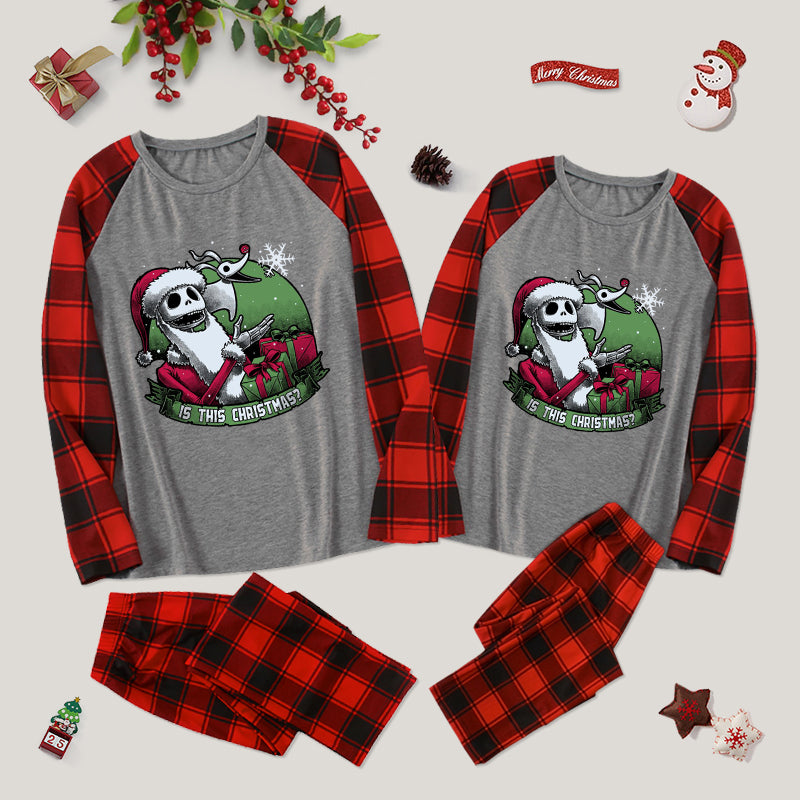 Skeleton Christmas Halloween Family Christmas Pajama Sets